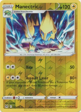 Manectric 055/196 (SWSH11: Lost Origin)  - Reverse Holofoil | Good Games Adelaide SA
