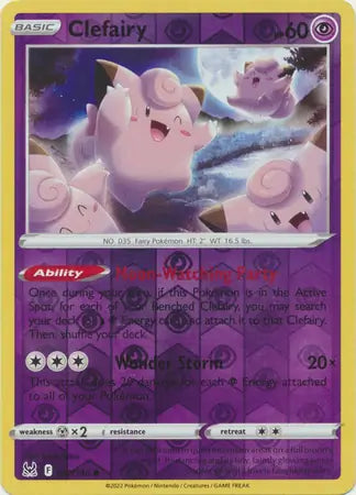 Clefairy 062/196 (SWSH11: Lost Origin)  - Reverse Holofoil | Good Games Adelaide SA