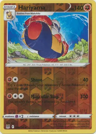 Hariyama 098/196 (SWSH11: Lost Origin)  - Reverse Holofoil | Good Games Adelaide SA