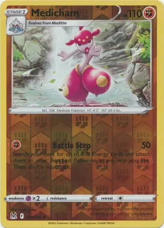 Medicham 100/196 (SWSH11: Lost Origin)  - Reverse Holofoil | Good Games Adelaide SA