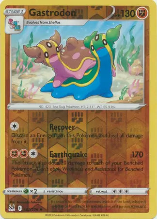 Gastrodon 102/196 (SWSH11: Lost Origin)  - Reverse Holofoil | Good Games Adelaide SA