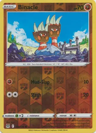Binacle 106/196 (SWSH11: Lost Origin)  - Reverse Holofoil | Good Games Adelaide SA