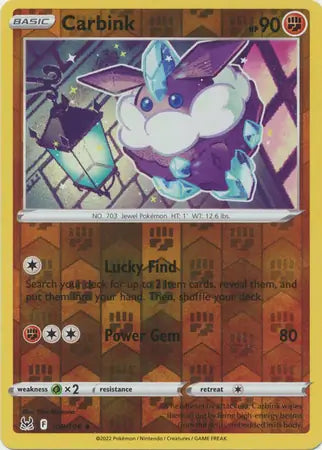 Carbink 108/196 (SWSH11: Lost Origin)  - Reverse Holofoil | Good Games Adelaide SA