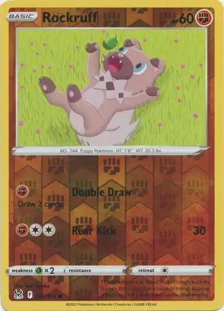 Rockruff 109/196 (SWSH11: Lost Origin)  - Reverse Holofoil | Good Games Adelaide SA