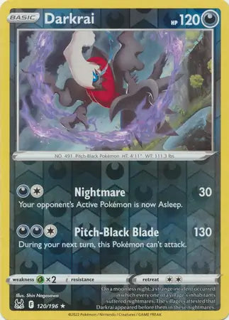 Darkrai 120/196 (SWSH11: Lost Origin)  - Reverse Holofoil | Good Games Adelaide SA