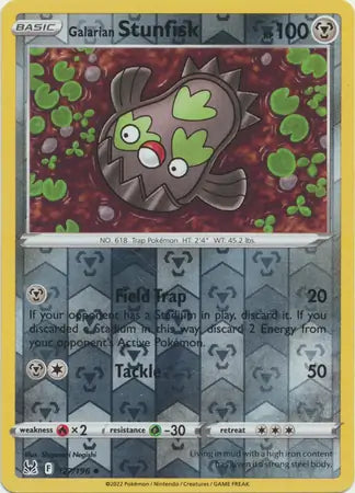 Galarian Stunfisk 127/196 (SWSH11: Lost Origin)  - Reverse Holofoil | Good Games Adelaide SA