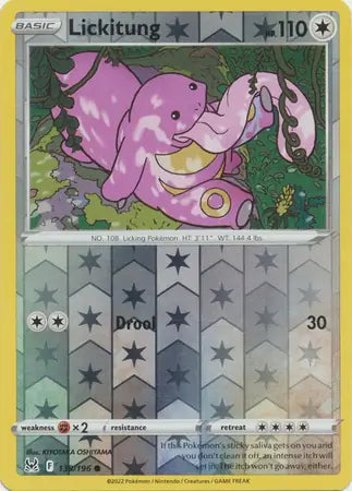 Lickitung 138/196 (SWSH11: Lost Origin)  - Reverse Holofoil | Good Games Adelaide SA