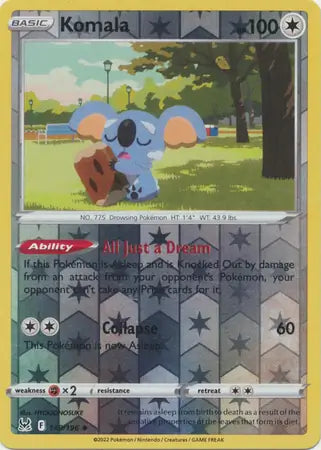 Komala 149/196 (SWSH11: Lost Origin)  - Reverse Holofoil | Good Games Adelaide SA