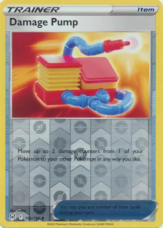 Damage Pump 156/196 (SWSH11: Lost Origin)  - Reverse Holofoil | Good Games Adelaide SA
