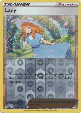 Lady 159/196 (SWSH11: Lost Origin)  - Reverse Holofoil | Good Games Adelaide SA