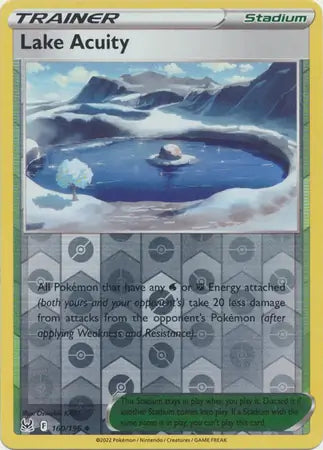 Lake Acuity 160/196 (SWSH11: Lost Origin)  - Reverse Holofoil | Good Games Adelaide SA