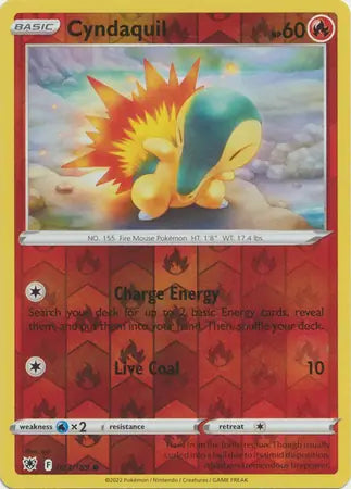 Cyndaquil 023/189 (SWSH10: Astral Radiance)  - Reverse Holofoil | Good Games Adelaide SA