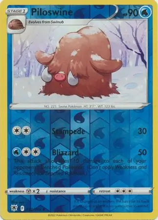 Piloswine 032/189 (SWSH10: Astral Radiance)  - Reverse Holofoil | Good Games Adelaide SA