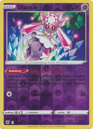 Diancie 068/189 (SWSH10: Astral Radiance)  - Reverse Holofoil | Good Games Adelaide SA