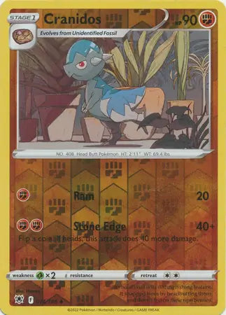 Cranidos 076/189 (SWSH10: Astral Radiance)  - Reverse Holofoil | Good Games Adelaide SA