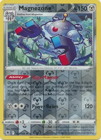 Magnezone 107/189 (SWSH10: Astral Radiance)  - Reverse Holofoil | Good Games Adelaide SA