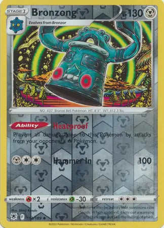 Bronzong 112/189 (SWSH10: Astral Radiance)  - Reverse Holofoil | Good Games Adelaide SA