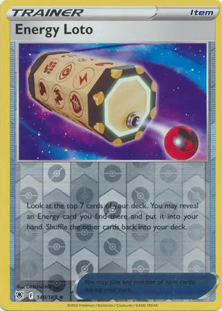 Energy Loto 140/189 (SWSH10: Astral Radiance)  - Reverse Holofoil | Good Games Adelaide SA