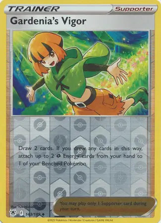 Gardenias Vigor 143/189 (SWSH10: Astral Radiance)  - Reverse Holofoil | Good Games Adelaide SA