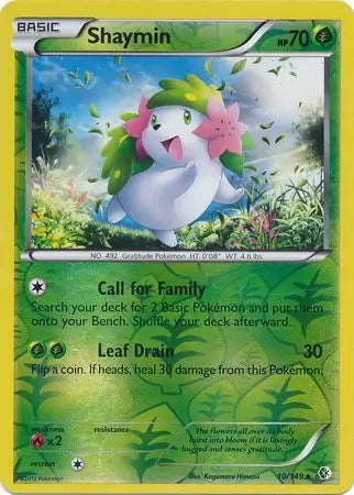 Shaymin 10/149 (Boundaries Crossed)  - Reverse Holofoil | Good Games Adelaide SA
