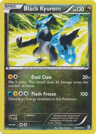 Black Kyurem 100/149 (Boundaries Crossed)  - Reverse Holofoil | Good Games Adelaide SA
