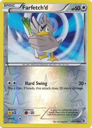 Farfetch'd 107/149 (Boundaries Crossed)  - Reverse Holofoil | Good Games Adelaide SA