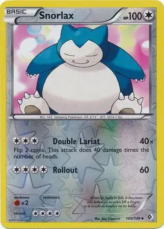 Snorlax 109/149 (Boundaries Crossed)  - Reverse Holofoil | Good Games Adelaide SA