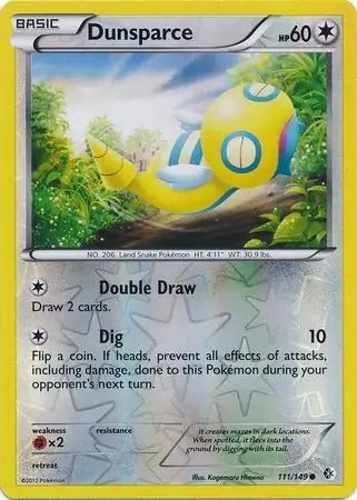 Dunsparce 111/149 (Boundaries Crossed)  - Reverse Holofoil | Good Games Adelaide SA