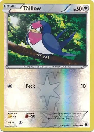 Taillow 112/149 (Boundaries Crossed)  - Reverse Holofoil | Good Games Adelaide SA