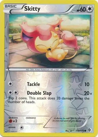 Skitty 113/149 (Boundaries Crossed)  - Reverse Holofoil | Good Games Adelaide SA