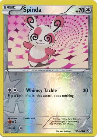 Spinda 115/149 (Boundaries Crossed)  - Reverse Holofoil | Good Games Adelaide SA