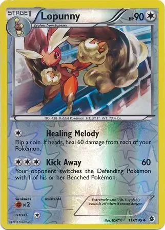 Lopunny 117/149 (Boundaries Crossed)  - Reverse Holofoil | Good Games Adelaide SA