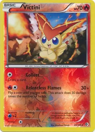 Victini 23/149 (Boundaries Crossed)  - Reverse Holofoil | Good Games Adelaide SA