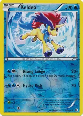 Keldeo 48/149 (Boundaries Crossed)  - Reverse Holofoil | Good Games Adelaide SA