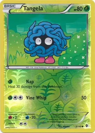 Tangela 5/149 (Boundaries Crossed)  - Reverse Holofoil | Good Games Adelaide SA