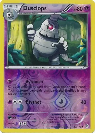 Dusclops 62/149 (Boundaries Crossed)  - Reverse Holofoil | Good Games Adelaide SA