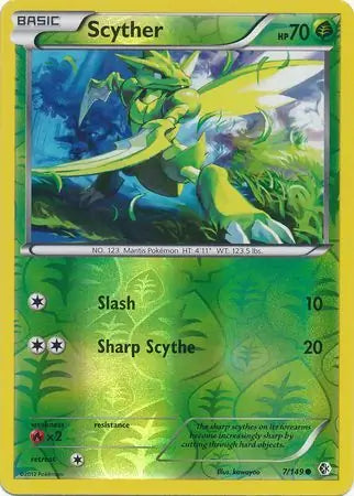 Scyther 7/149 (Boundaries Crossed)  - Reverse Holofoil | Good Games Adelaide SA