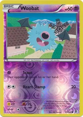 Woobat 70/149 (Boundaries Crossed)  - Reverse Holofoil | Good Games Adelaide SA