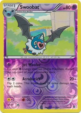 Swoobat 71/149 (Boundaries Crossed)  - Reverse Holofoil | Good Games Adelaide SA
