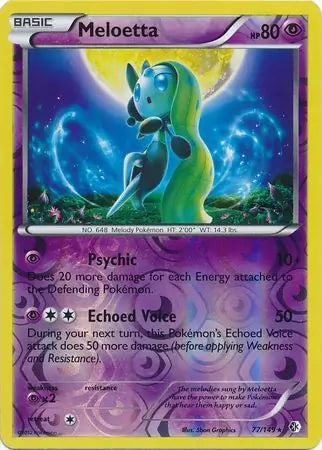 Meloetta 77/149 (Boundaries Crossed)  - Reverse Holofoil | Good Games Adelaide SA