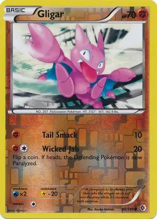 Gligar 80/149 (Boundaries Crossed)  - Reverse Holofoil | Good Games Adelaide SA