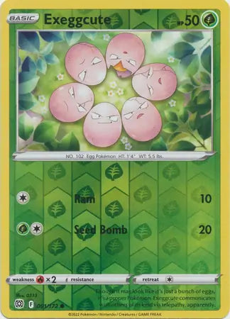 Exeggcute 001/172 (SWSH09: Brilliant Stars)  - Reverse Holofoil | Good Games Adelaide SA