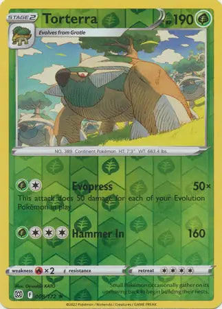 Torterra 008/172 (SWSH09: Brilliant Stars)  - Reverse Holofoil | Good Games Adelaide SA
