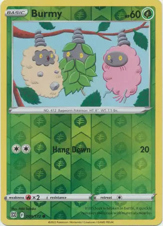 Burmy 009/172 (SWSH09: Brilliant Stars)  - Reverse Holofoil | Good Games Adelaide SA