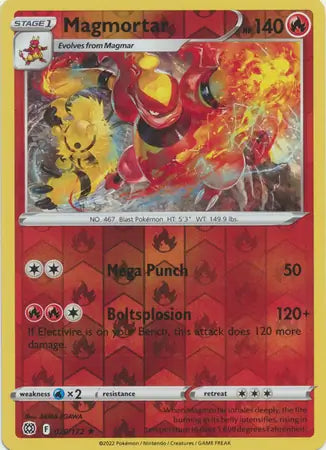 Magmortar 020/172 (SWSH09: Brilliant Stars)  - Reverse Holofoil | Good Games Adelaide SA