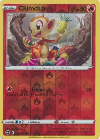Chimchar 024/172 (SWSH09: Brilliant Stars)  - Reverse Holofoil | Good Games Adelaide SA