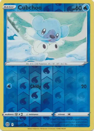 Cubchoo 042/172 (SWSH09: Brilliant Stars)  - Reverse Holofoil | Good Games Adelaide SA