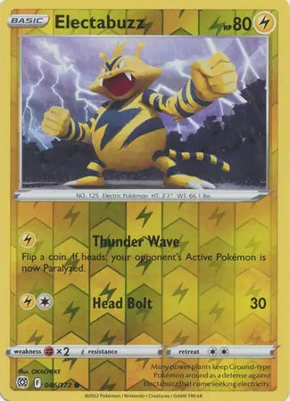 Electabuzz 046/172 (SWSH09: Brilliant Stars)  - Reverse Holofoil | Good Games Adelaide SA