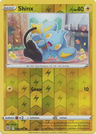 Shinx 049/172 (SWSH09: Brilliant Stars)  - Reverse Holofoil | Good Games Adelaide SA