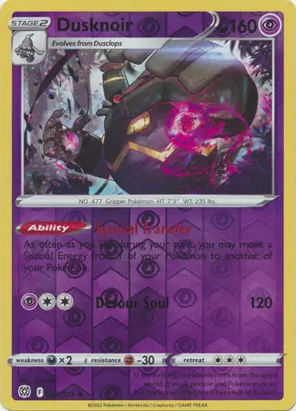 Dusknoir 062/172 (SWSH09: Brilliant Stars)  - Reverse Holofoil | Good Games Adelaide SA